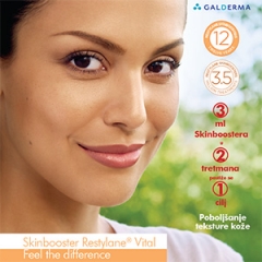 SKINBOOSTER RESTYLANE VITAL 3ml - 2tretmana - 1CILJ - zdrava i lijepa koža! SKINBOOSTER RESTYLANE VITAL 3ml - 2tretmana - 1CILJ - zdrava i lijepa koža!